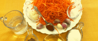 популярный салат- морковь по- корейски